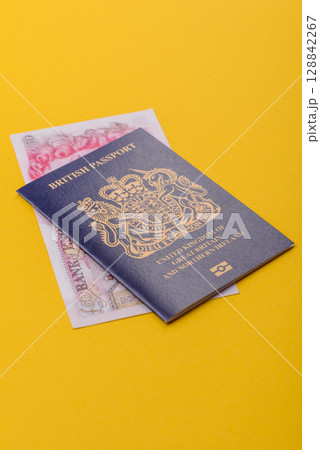 British passport for travelling, flying and doing business. UK document, id British passport for travelling, flying and doing business. UK document, id 128842267