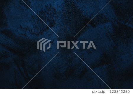 Navy blue textured dark elegant Concrete background 128845280