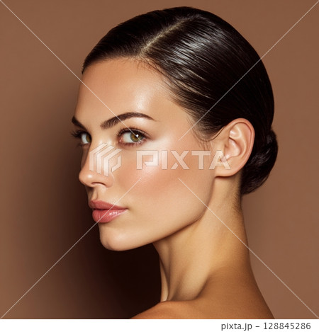 女性の横顔 128845286