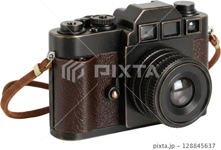 old film camera isolated, Remove the background 128845637