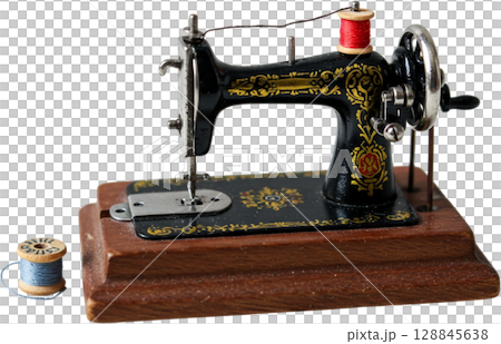 Sewing Machine, Remove Background Sewing Machine, Remove Background 128845638