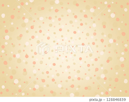 水彩で描いた可愛い水玉模様の背景イラスト素材 水彩で描いた可愛い水玉模様の背景イラスト素材 128846839