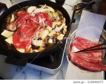 家ですき焼き 家ですき焼き 128846975