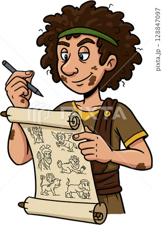 Cheerful Roman Scholar 128847097