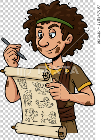 Cheerful Roman Scholar 128847097
