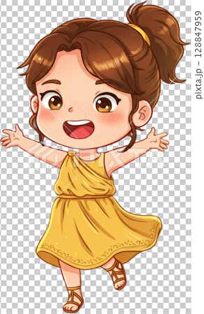 Joyful Roman Child 128847959