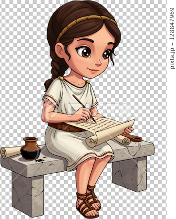 Little Roman Writer Little Roman Writer 128847969