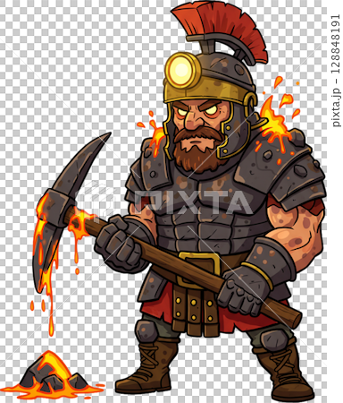 Lava Pickaxe Fighter 128848191