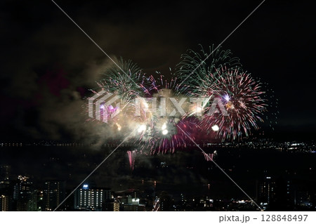 諏訪湖花火大会 諏訪湖花火大会 128848497