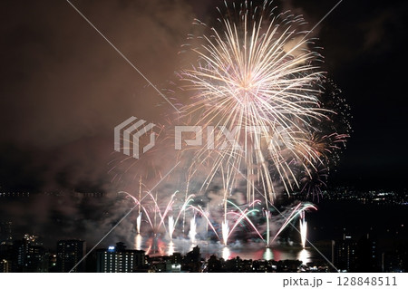 諏訪湖花火大会 128848511