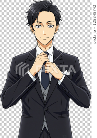 Groom with Natural Charm 128848742