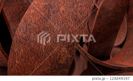 The Rusty Abstract Background for texture concept 3d rendering. The Rusty Abstract Background for texture concept 3d rendering. 128849197