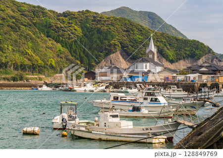 《熊本県》崎津集落・世界文化遺産の漁村 128849769