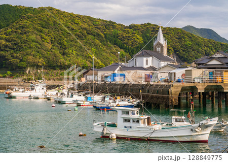 《熊本県》崎津集落・世界文化遺産の漁村 128849775