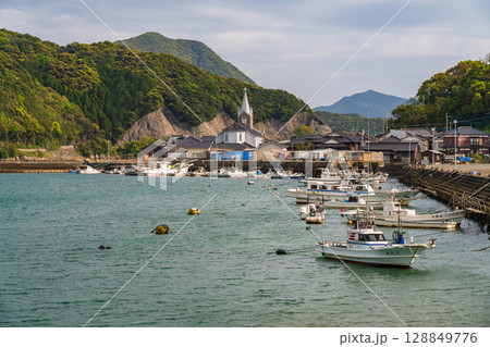 《熊本県》崎津集落・世界文化遺産の漁村 128849776