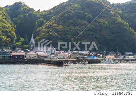 《熊本県》崎津集落・世界文化遺産の漁村 128849786