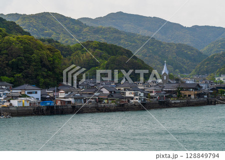 《熊本県》崎津集落・世界文化遺産の漁村 128849794