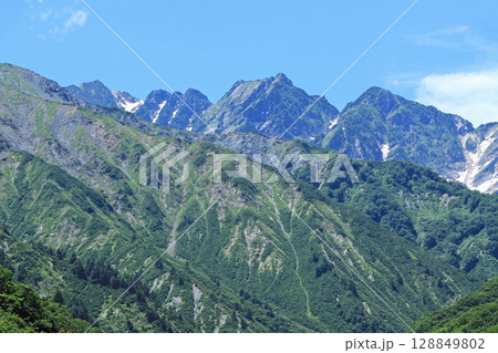 夏の北アルプス後立山連峰　不帰ノ嶮 128849802