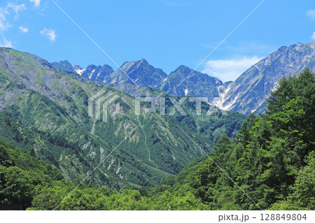夏の北アルプス後立山連峰　不帰ノ嶮 128849804