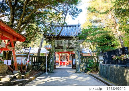 冬の八幡奈多宮 大分県杵築市 冬の八幡奈多宮 大分県杵築市 128849942