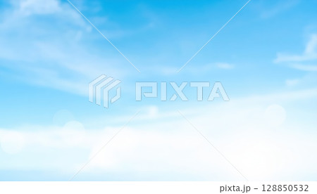 《AI画像》爽やかな青い空 128850532