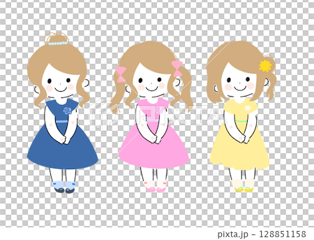 Girl at the presentation 128851158