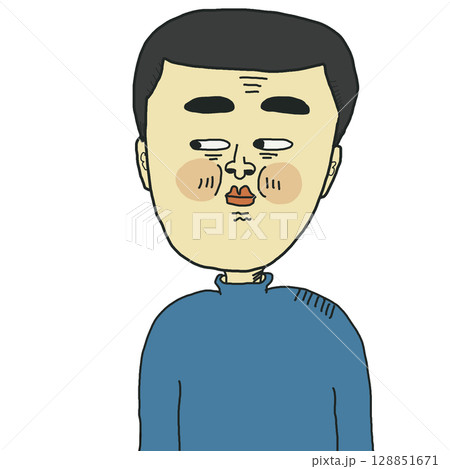 横眼の男性 128851671