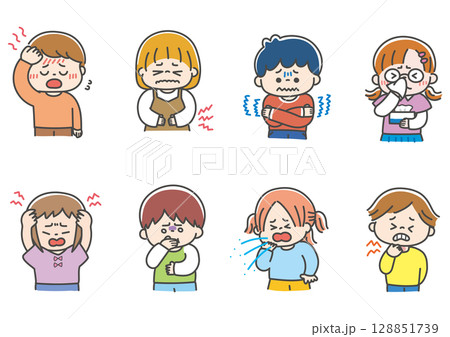 子ども　体調不良セット 128851739