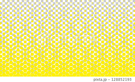 Hexagon Halftone Beehive Background Honeycomb Pattern Yellow Hexagon Halftone Beehive Background Honeycomb Pattern Yellow 128852193