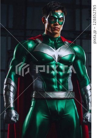 ヒーローグリーンのポートレート 128852765