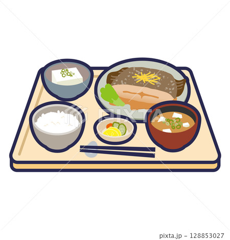 カレイの煮付け定食 128853027