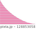 シンプルな3dのラインのフレーム 128853058