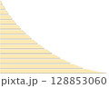 シンプルな3dのラインのフレーム 128853060