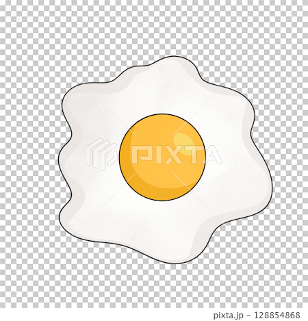 Fried egg 128854868