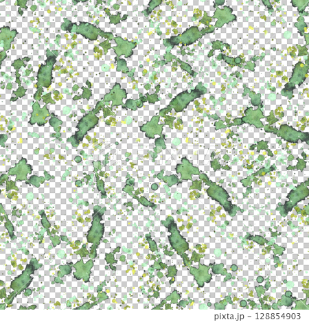 Watercolor green spotted, stains and splashes background seamless pattern. Hand painted illustration. Abstract olive, grass nature brush stroke. isolated design, texture for fabric, wrapping paper. Watercolor green spotted, stains and splashes background seamless pattern. Hand painted illustration. Abstract olive, grass nature brush stroke. isolated design, texture for fabric, wrapping paper. 128854903