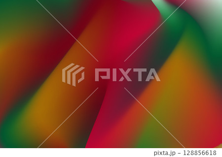 クリスマスカラーの抽象グラデーション背景 クリスマスカラーの抽象グラデーション背景 128856618
