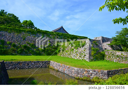篠山城大書院 二の丸の石垣 丹波篠山市 篠山城大書院 二の丸の石垣 丹波篠山市 128856656