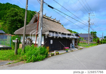 丹波篠山　福住の町並み　風の風土　丹波篠山市 128857766