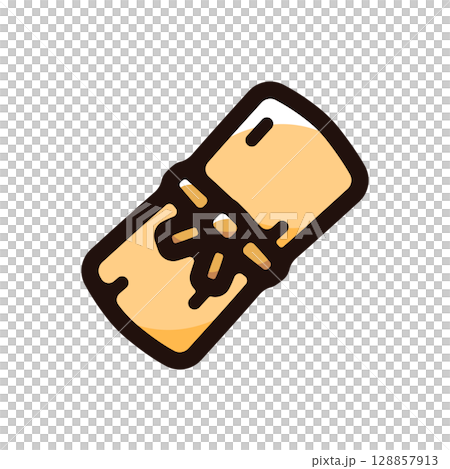 玉米粉蒸肉插圖圖示（南美洲、糖果、食物菜單材料） 128857913