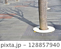 けや木の影が投影されて　いい感じ 128857940