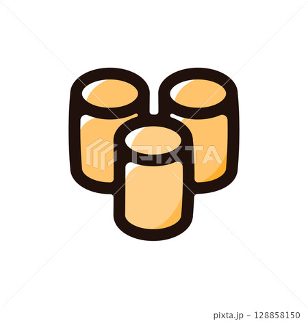 パソッカのイラストアイコン(ブラジル・お菓子・食べ物メニュー素材) パソッカのイラストアイコン(ブラジル・お菓子・食べ物メニュー素材) 128858150