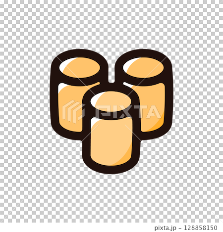 パソッカのイラストアイコン(ブラジル・お菓子・食べ物メニュー素材) パソッカのイラストアイコン(ブラジル・お菓子・食べ物メニュー素材) 128858150