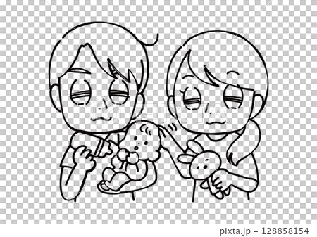 夫婦撫養孩子 128858154