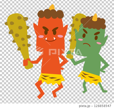 A demon with a hammer (illustration of proverb) A demon with a hammer (illustration of proverb) 128858547
