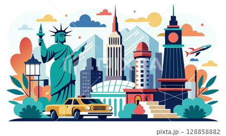 This evocative image captures a fleeting moment in time, offering a glimpse into New York's past. This evocative image captures a fleeting moment in time, offering a glimpse into New York's past. 128858882