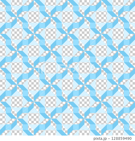 拼花圖案背景材質馬賽克瓷磚Swatch相容淺藍色 128859490