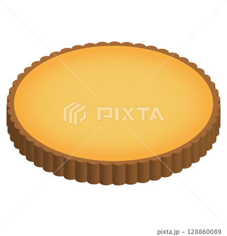 チーズタルトのイラスト 128860089