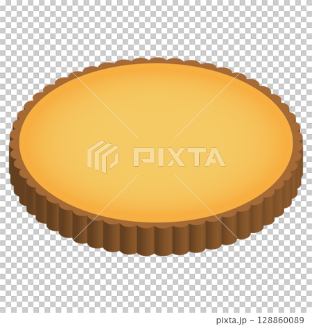 チーズタルトのイラスト 128860089