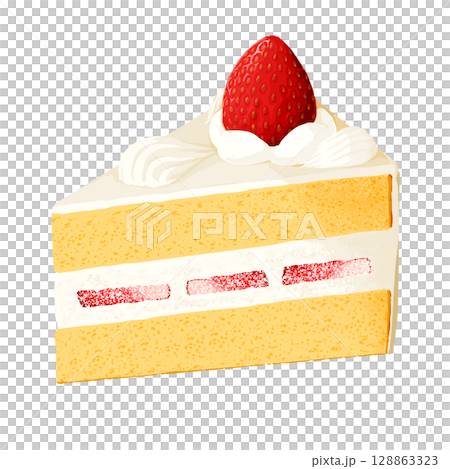 いちごのショートケーキ 128863323