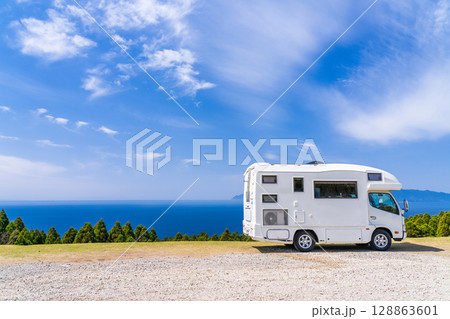 《宮崎県》都井岬の眺望・宮崎県最南端 128863601